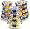 Joyjolt 24-Piece Glass Food Storage Container Set with Airtight Lids - Freezer Safe Meal Prep and Pantry Organization Solution