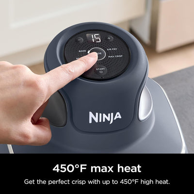 Ninja Crispi Multi-Functional Air Fryer and Cooking System with 4 QT and 6 Cup Glass Containers, Microwave, Freezer, and Dishwasher Safe, Non-Toxic, Grey, FN101GY