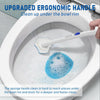 Disposable Toilet Brush Set with 50 Refills and Storage Caddy for Efficient Bathroom Cleaning